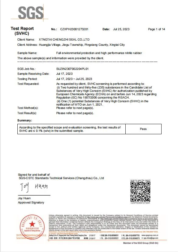 Professionele ACM rubber O ring afdichtingen klein 16
